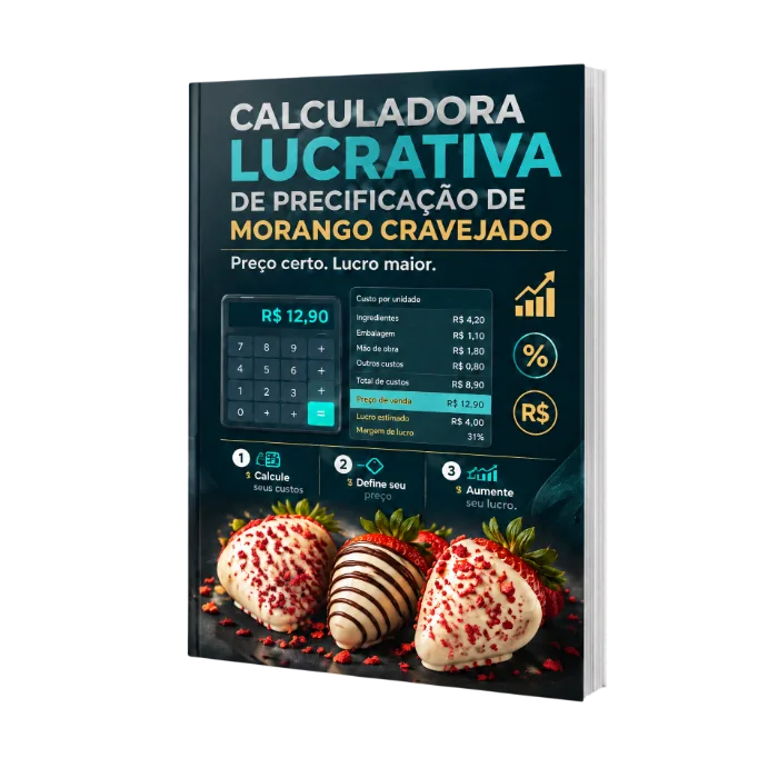 Calculadora Lucrativa de Precificação de Morango Cravejado